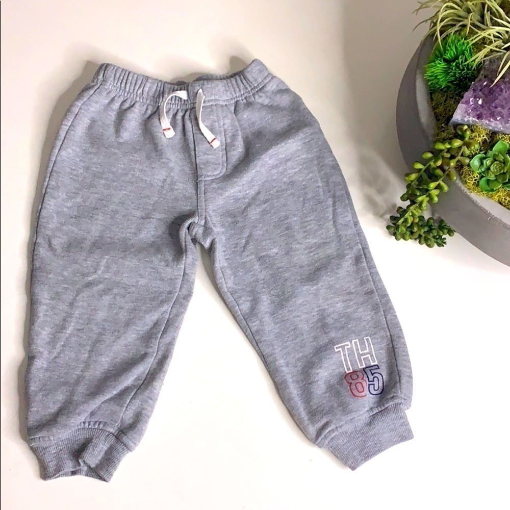 Euc Tommy Hilfiger 85 Grey Tapper Leg Jogger Pants 24m